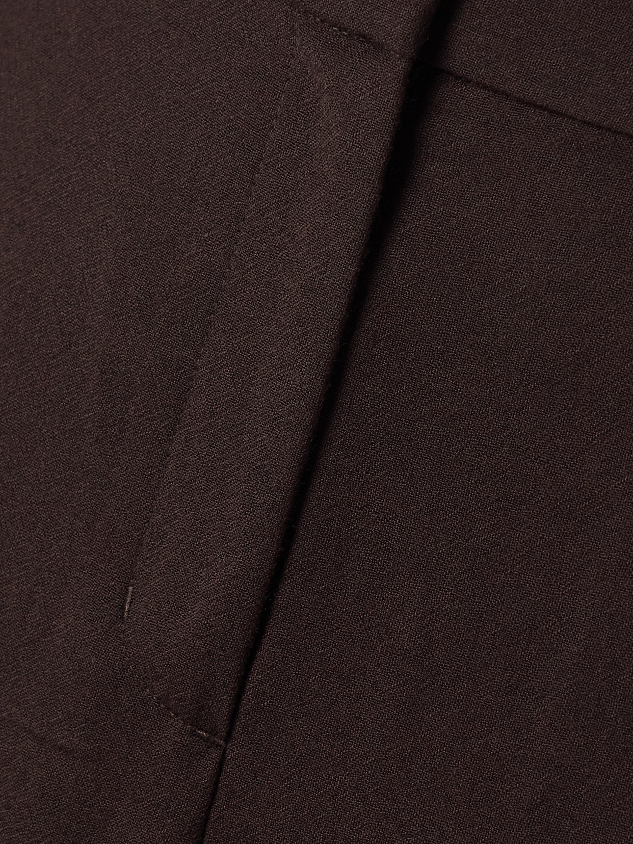 Simkhai Tavar Wool Wide-leg Pants In Brown