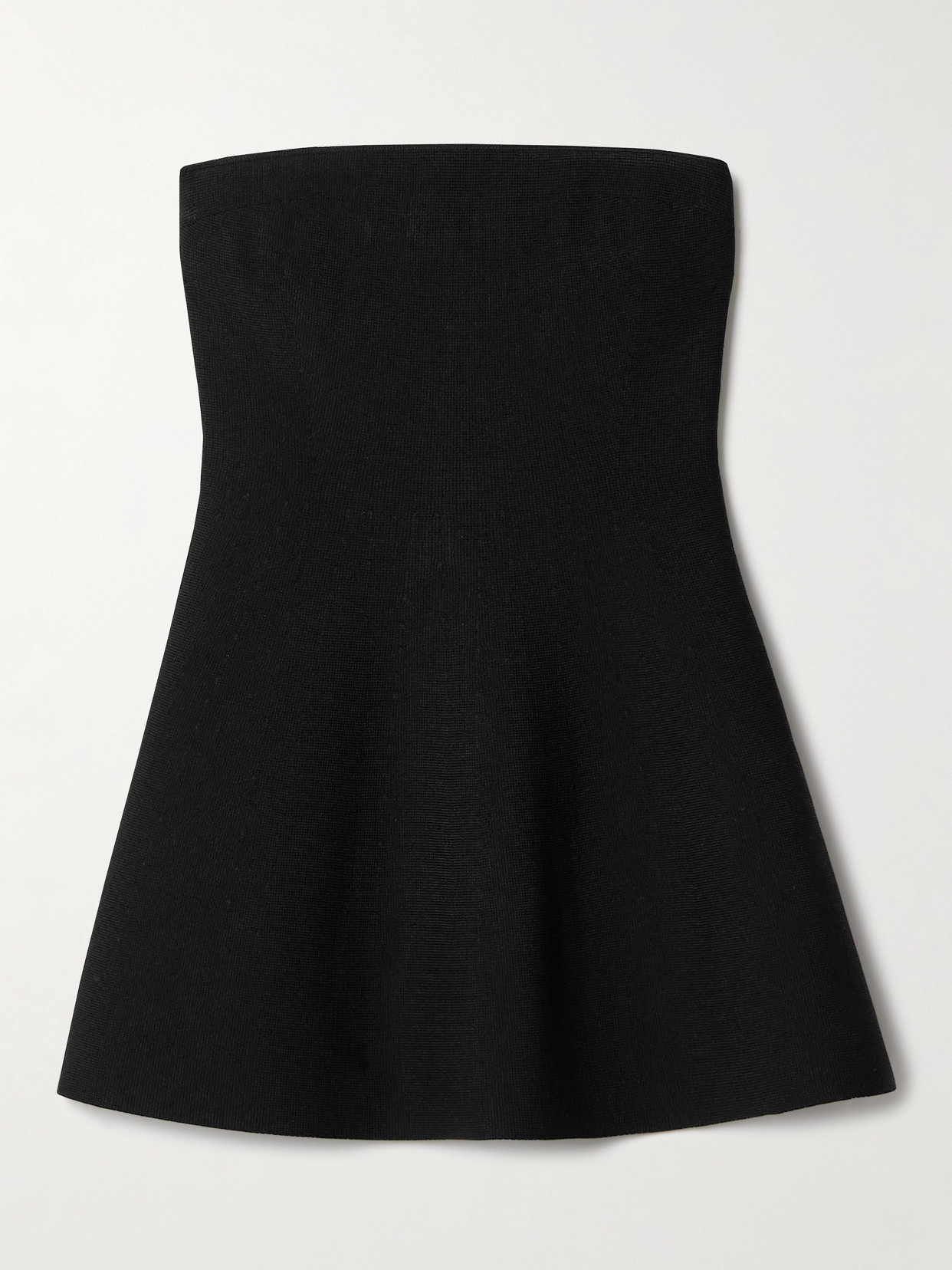 SIMKHAI - Ioanna Strapless Knitted Top - Black