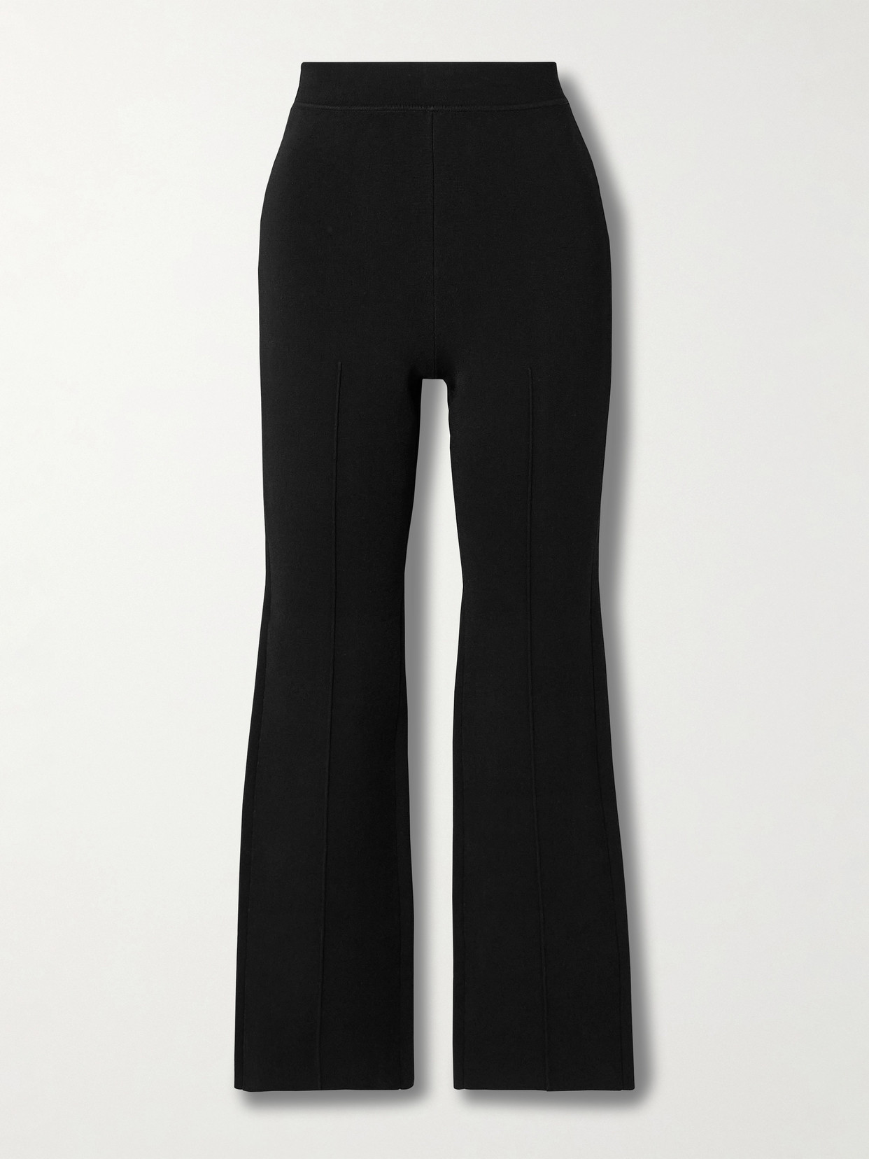 SIMKHAI - Ashlon Knitted Straight-leg Pants - Black