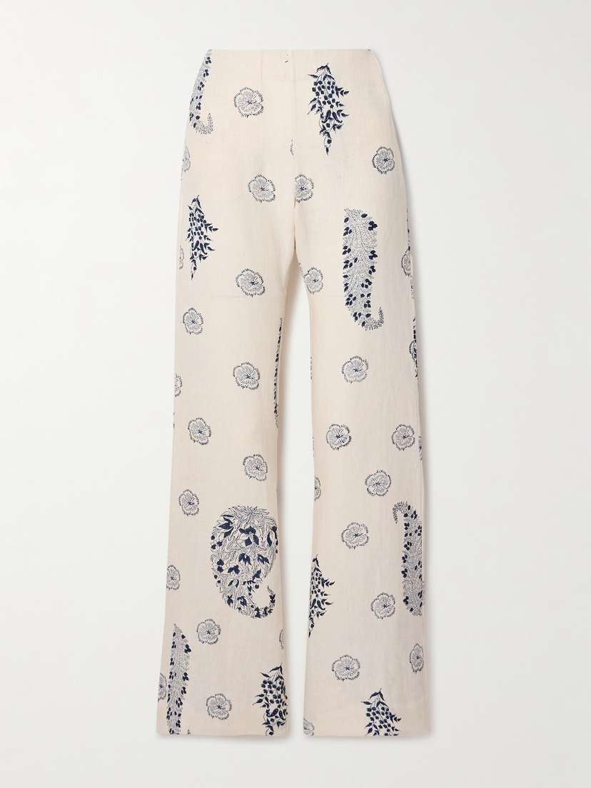 ALIX OF BOHEMIA Charlie Printed Cotton Wide-leg Pants - x large