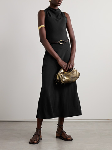 Ulla Johnson Kalena draped crepe midi dress