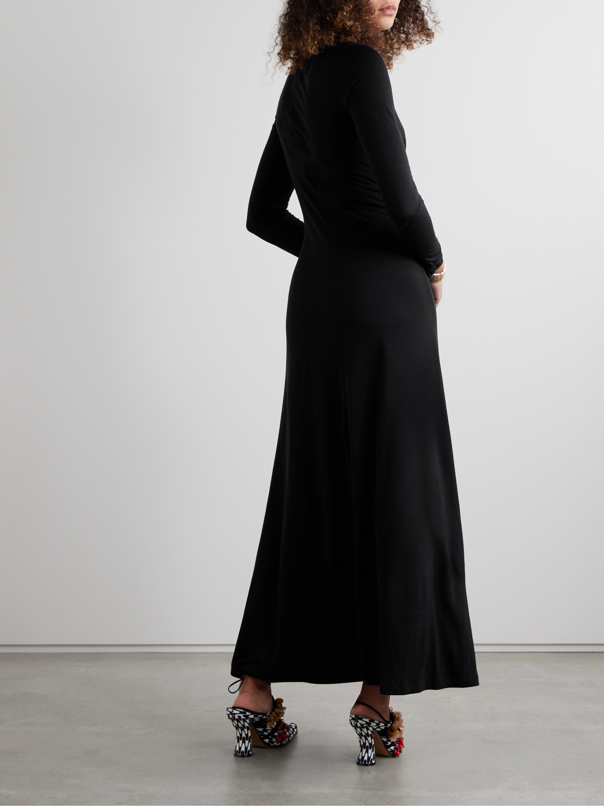 Ulla Johnson Ceryse ruched Lyocell-jersey maxi dress thumbnail
