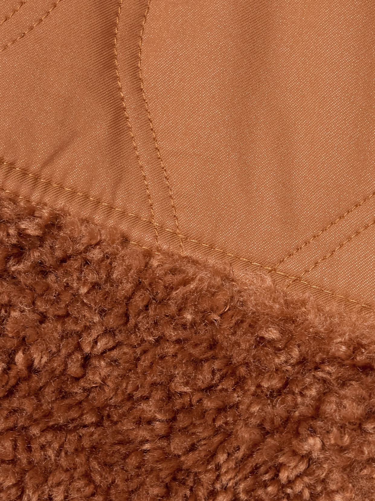 Ulla Johnson Shiloh Faux Shearling-trimmed Quilted Shell Vest In Brown