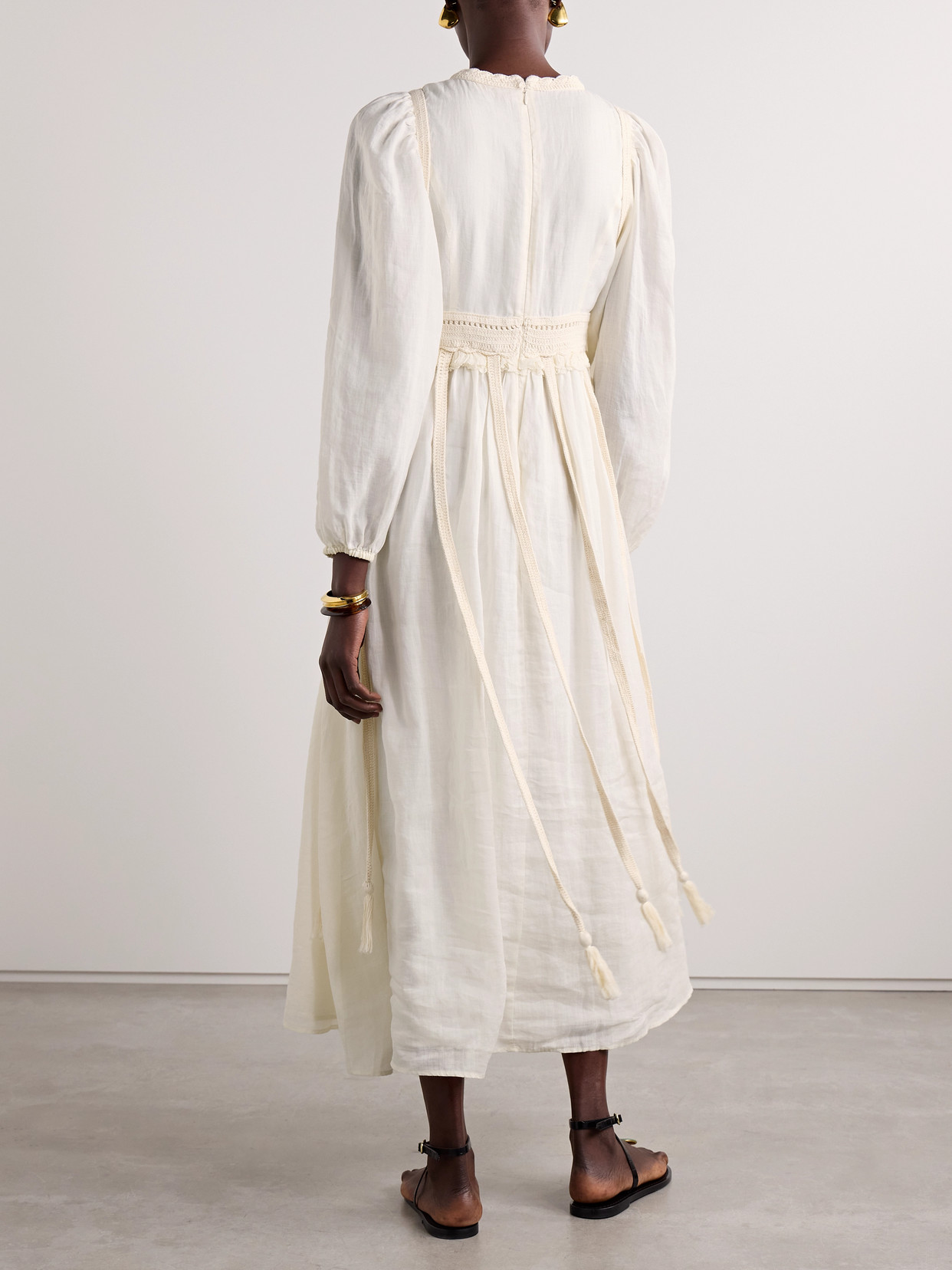 Ulla Johnson Aviva Dress Pristine In Cream
