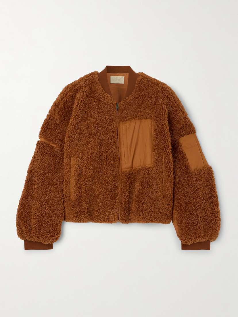 Ulla Johnson Arlyn Shell-trimmed Fleece Jacket