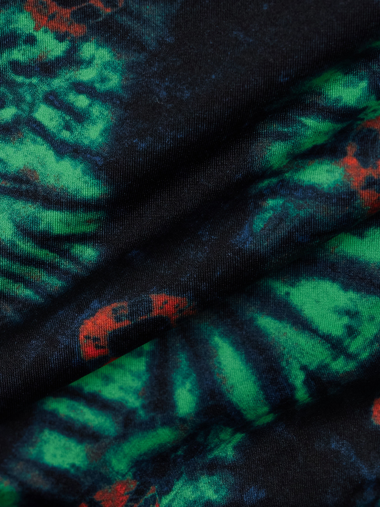 Ulla Johnson Dani Printed Bikini Briefs In Green