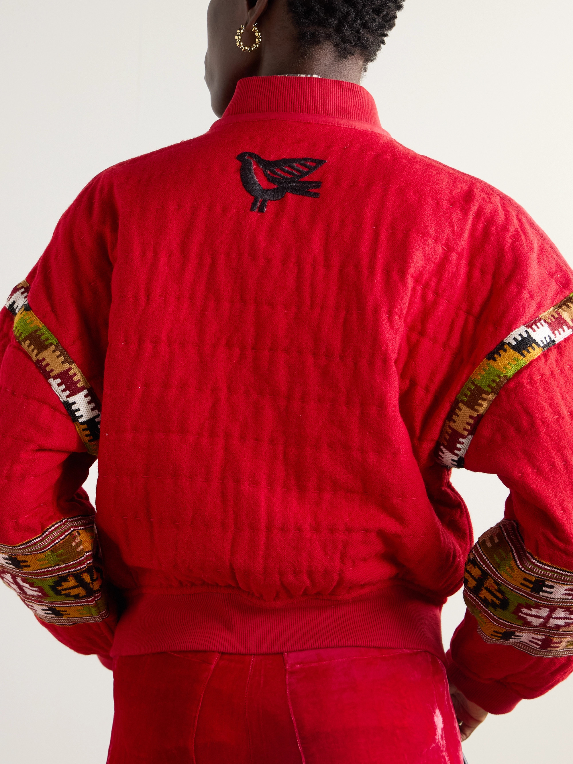 Alix Of Bohemia Sutton embroidered wool jacket thumbnail