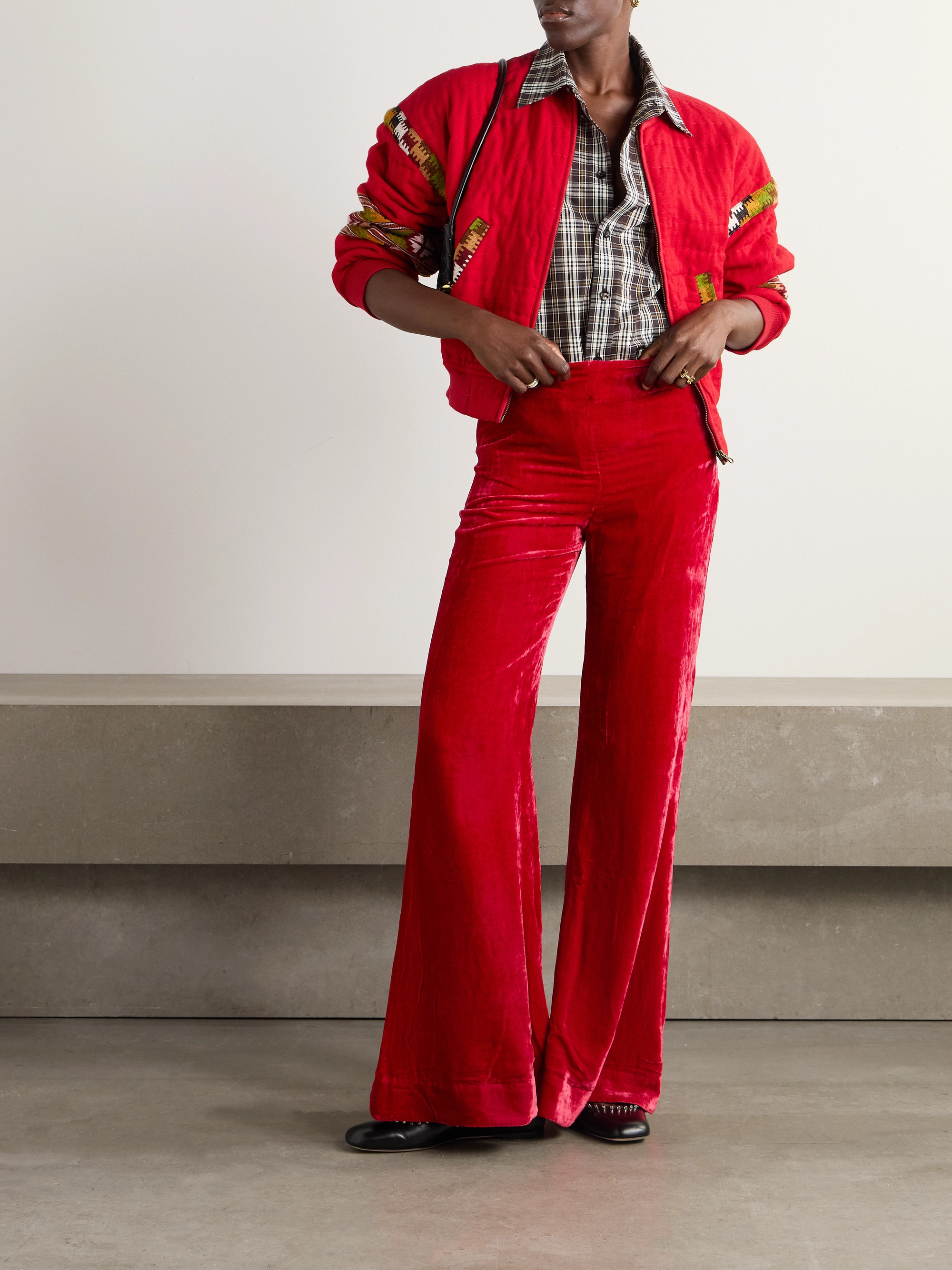 Alix Of Bohemia Sutton embroidered wool jacket thumbnail