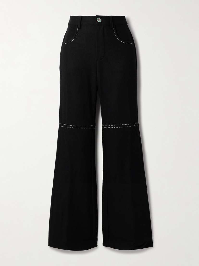 ALIX OF BOHEMIA Bunny Wool Flared Pants