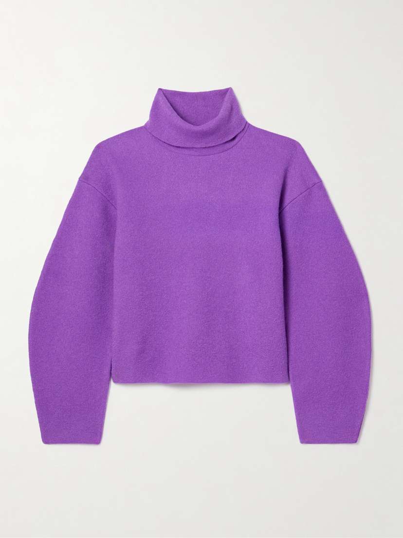 Ulla Johnson Leona Brushed-wool Turtleneck Sweater - x large