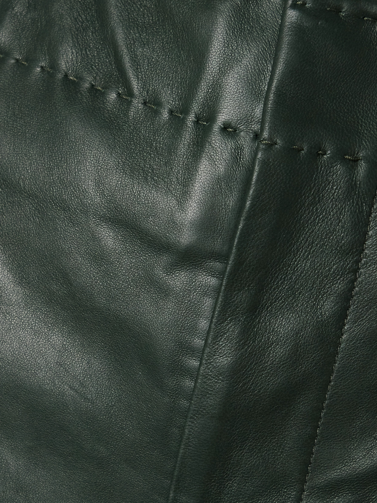 Ulla Johnson Lotti Paneled Leather Wide-leg Pants In Green