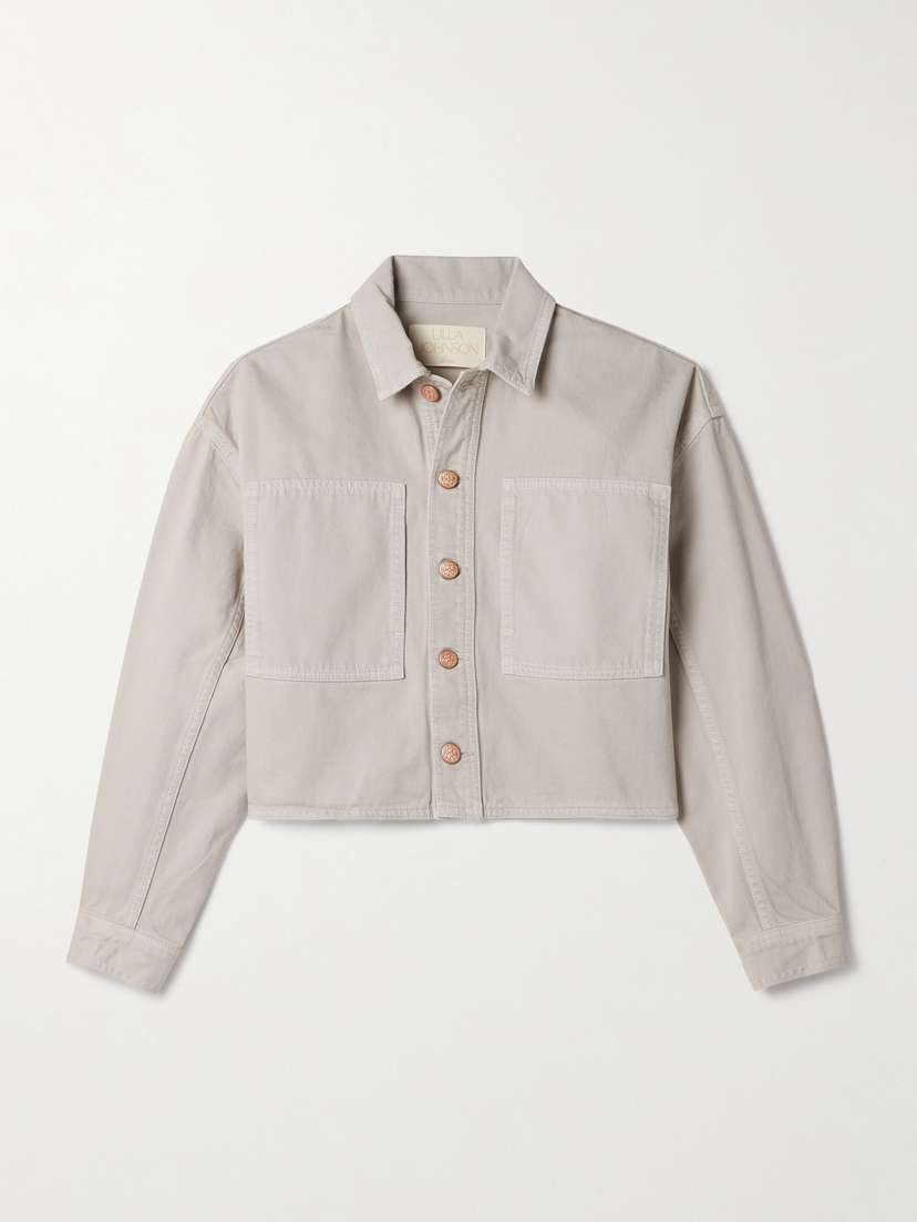 Ulla Johnson Bobbi Cropped Denim Jacket