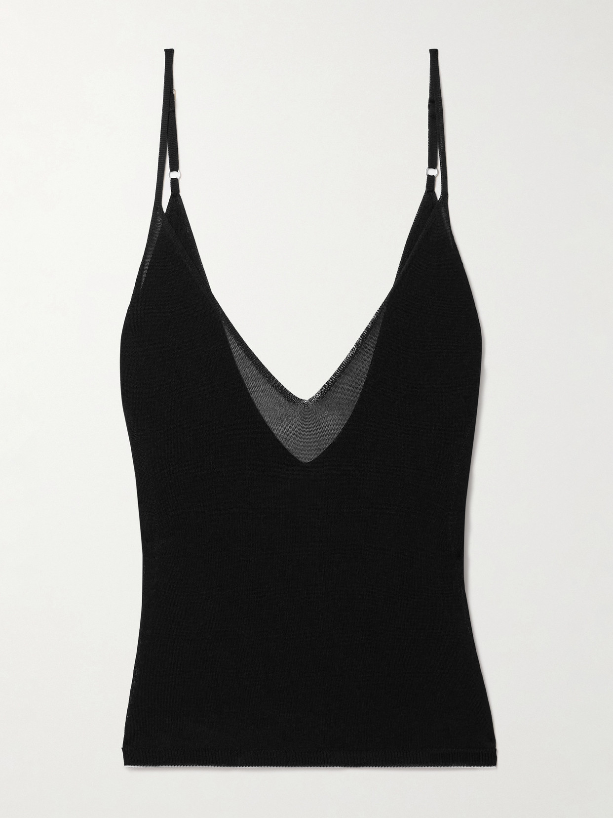 Jacquemus Knitted Tank In Black