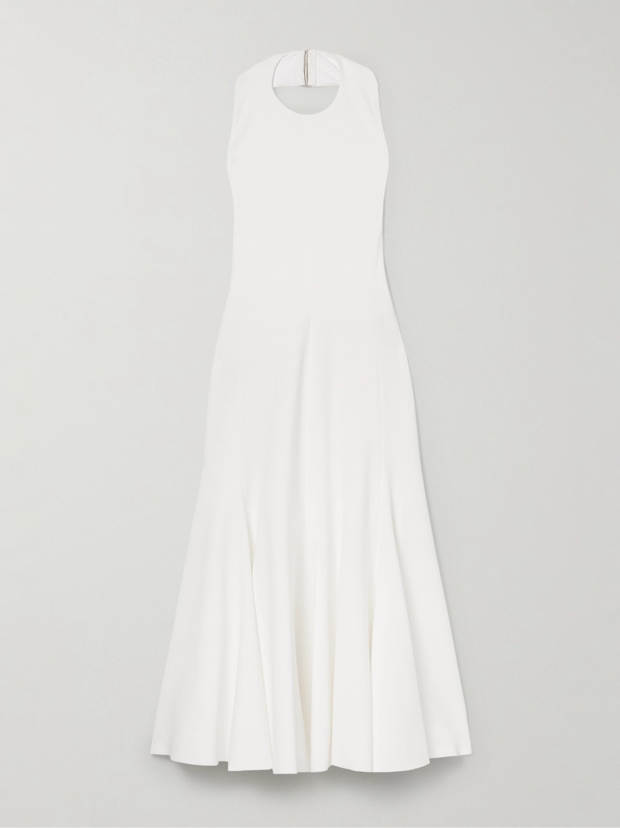 Jacquemus Favola open-back crepe-jersey halterneck midi dress thumbnail