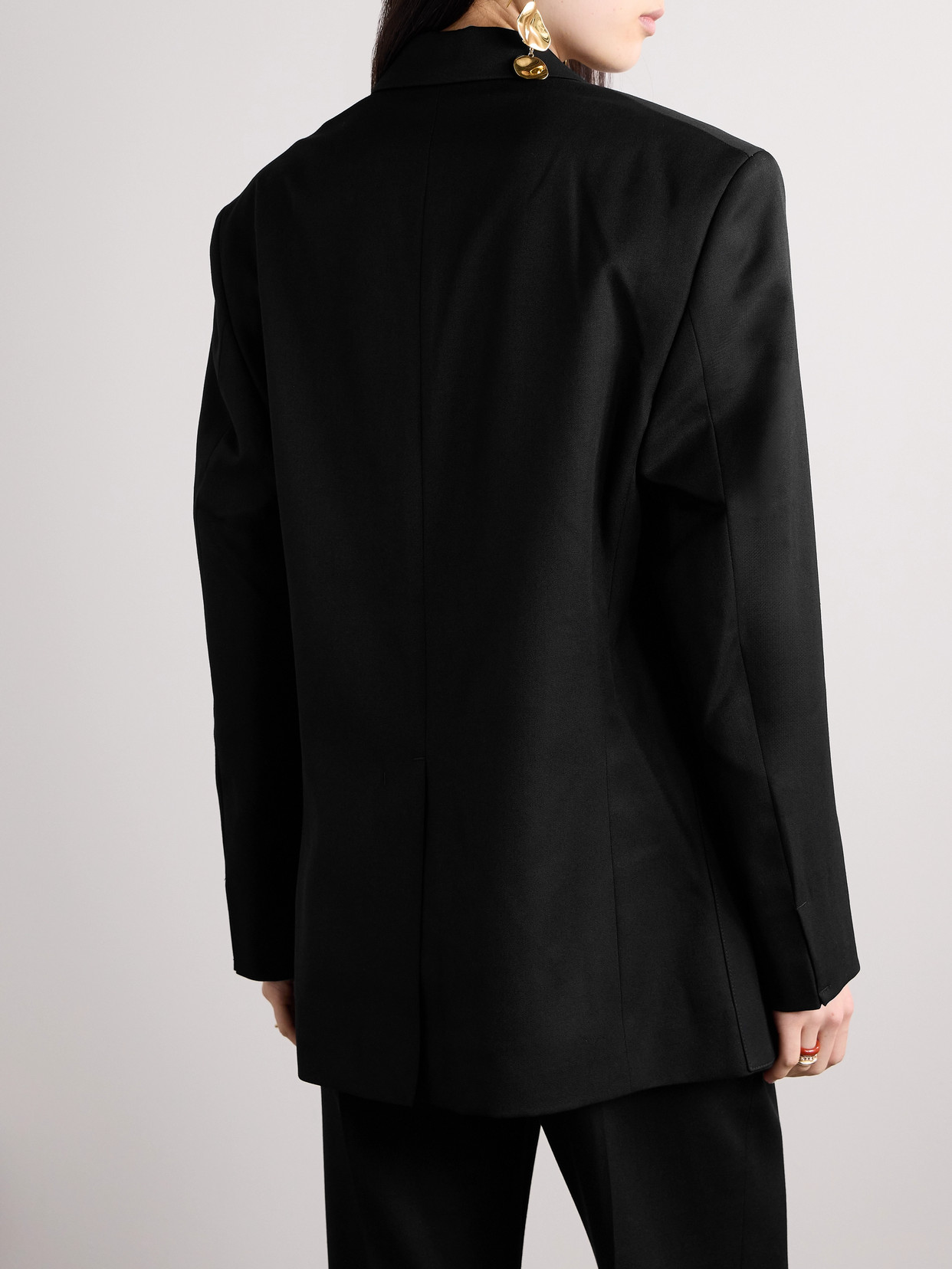 Jacquemus Wool Blazer In Black