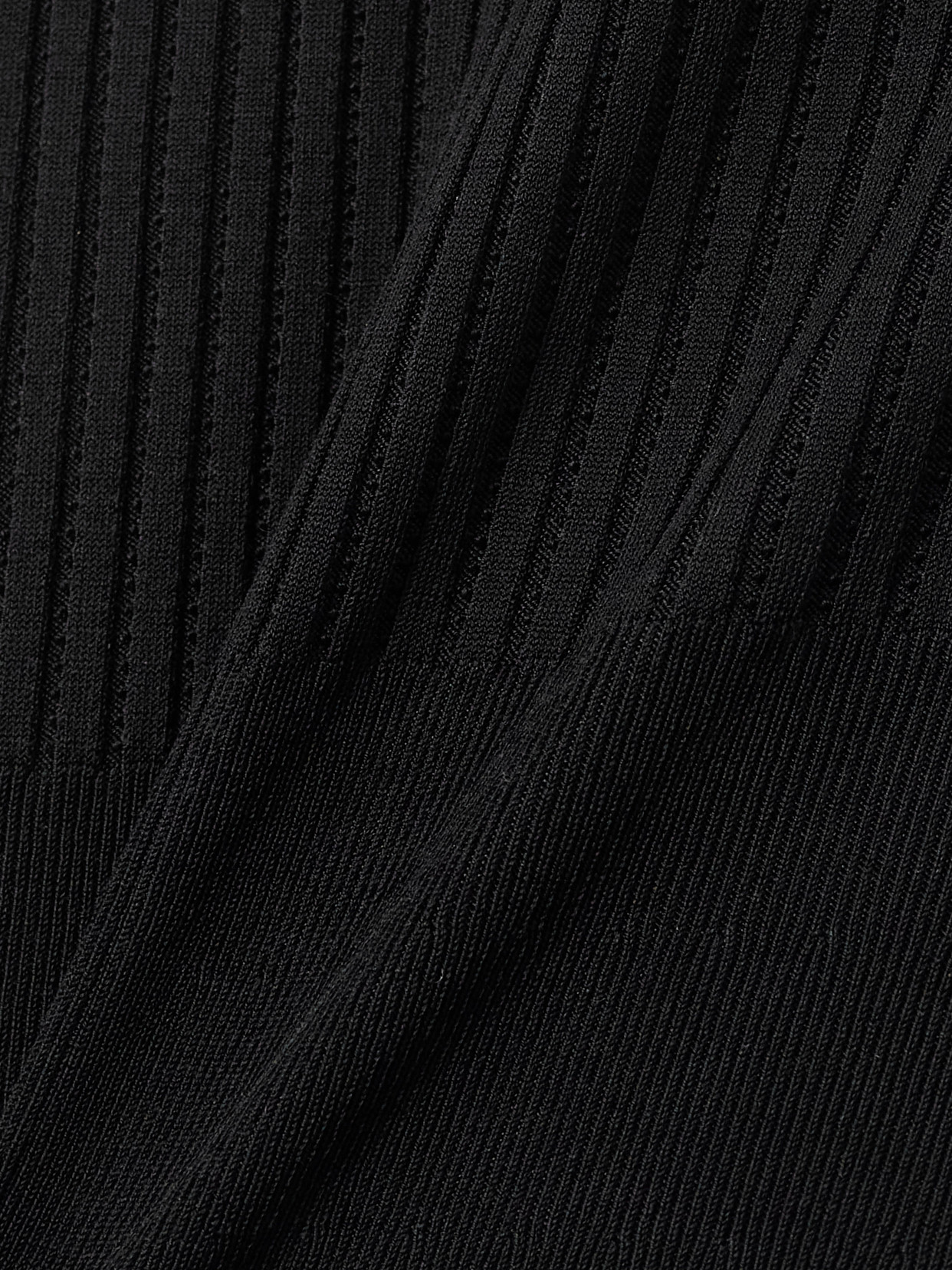 Jacquemus Pralu Knit Mini-dress In Black