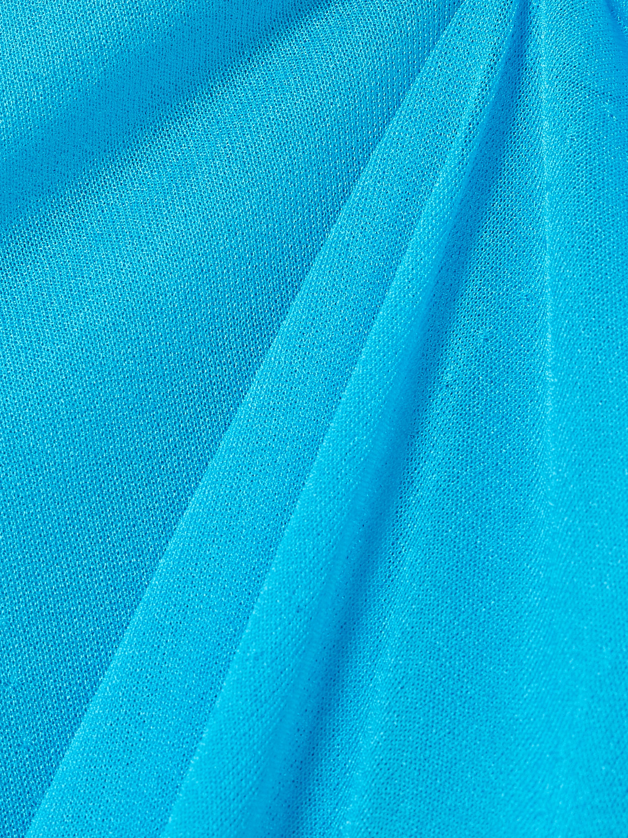 Jacquemus Roupao Stretch-mesh Mini Dress In Blue