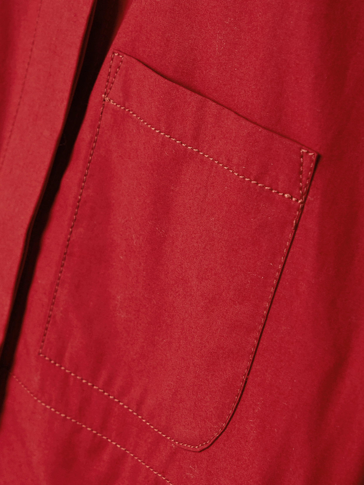 Jacquemus Bari Cropped Cutout Cotton-poplin Shirt In Red