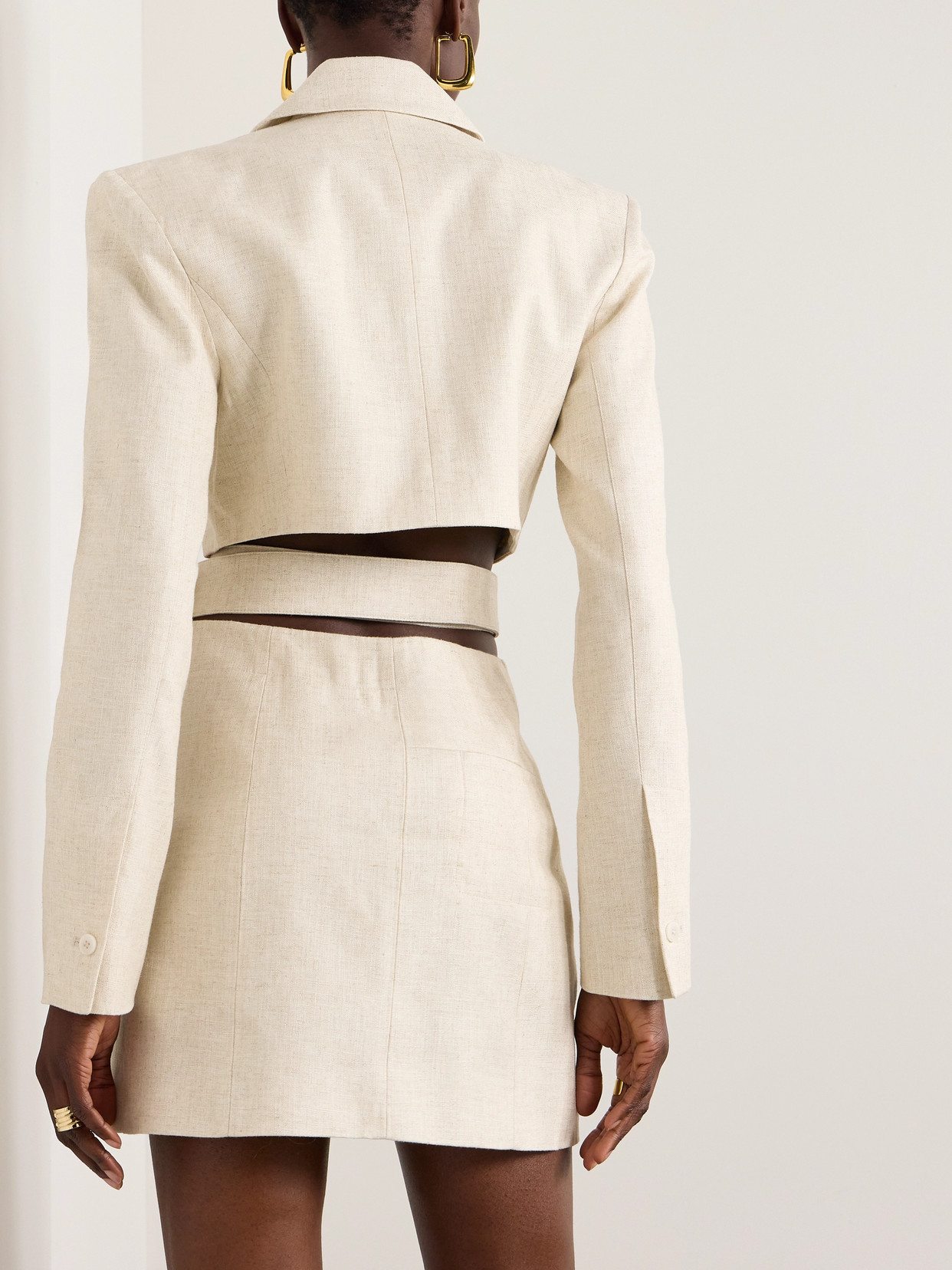 Jacquemus La Robe Bari Blazer Mini Dress In 150