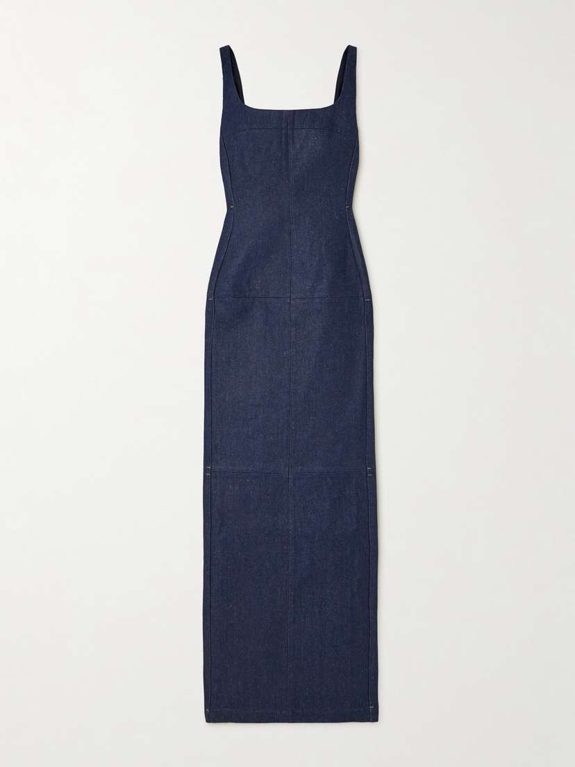 Jacquemus La Robe De-nîmes Spoglio Denim Gown