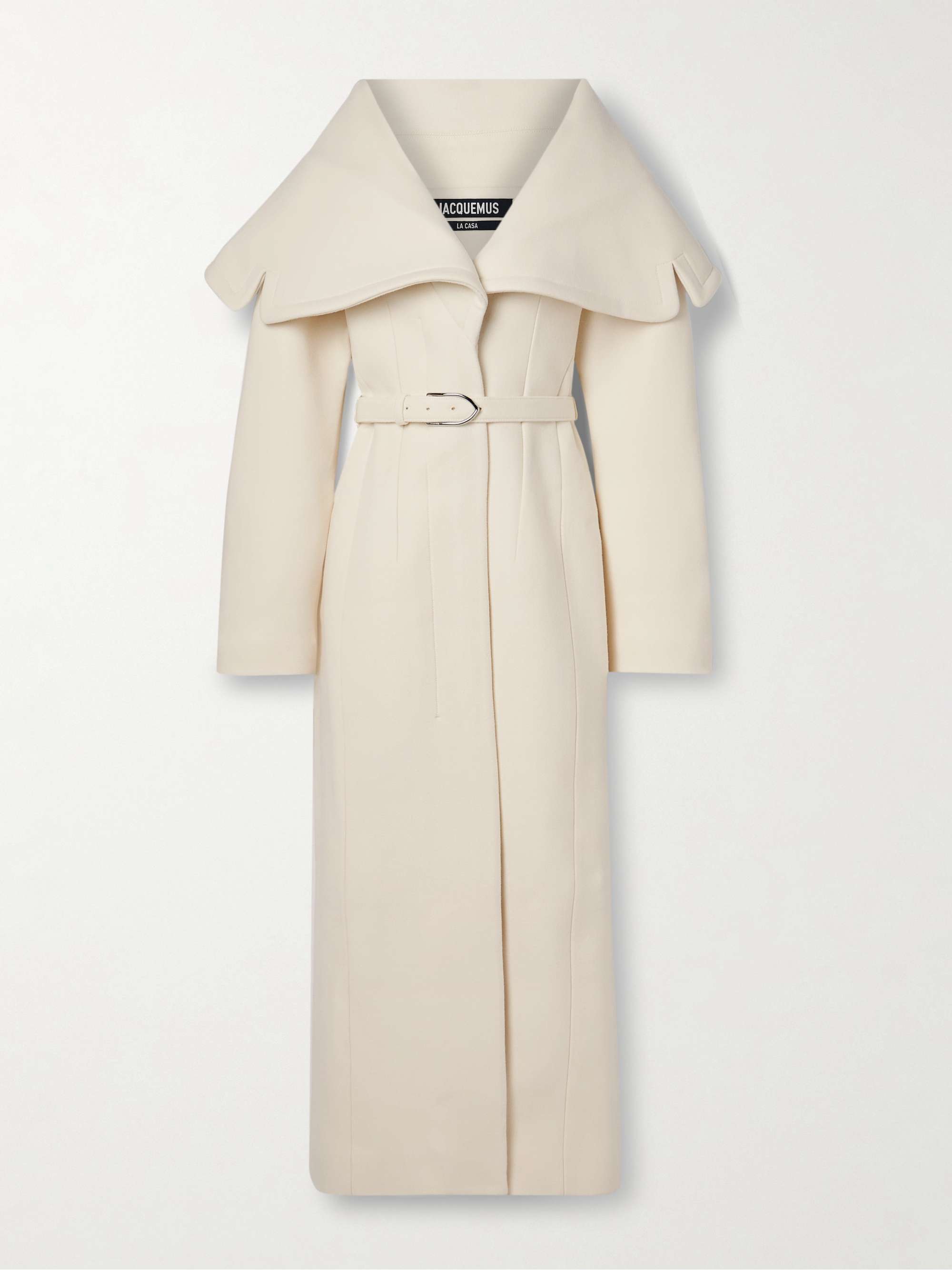 JACQUEMUS Caruso belted wool felt coat NET A PORTER