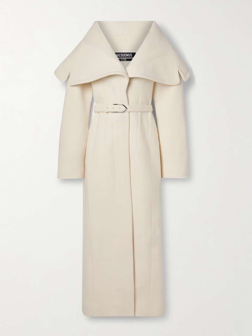 Jacquemus Caruso Belted Wool-felt Coat