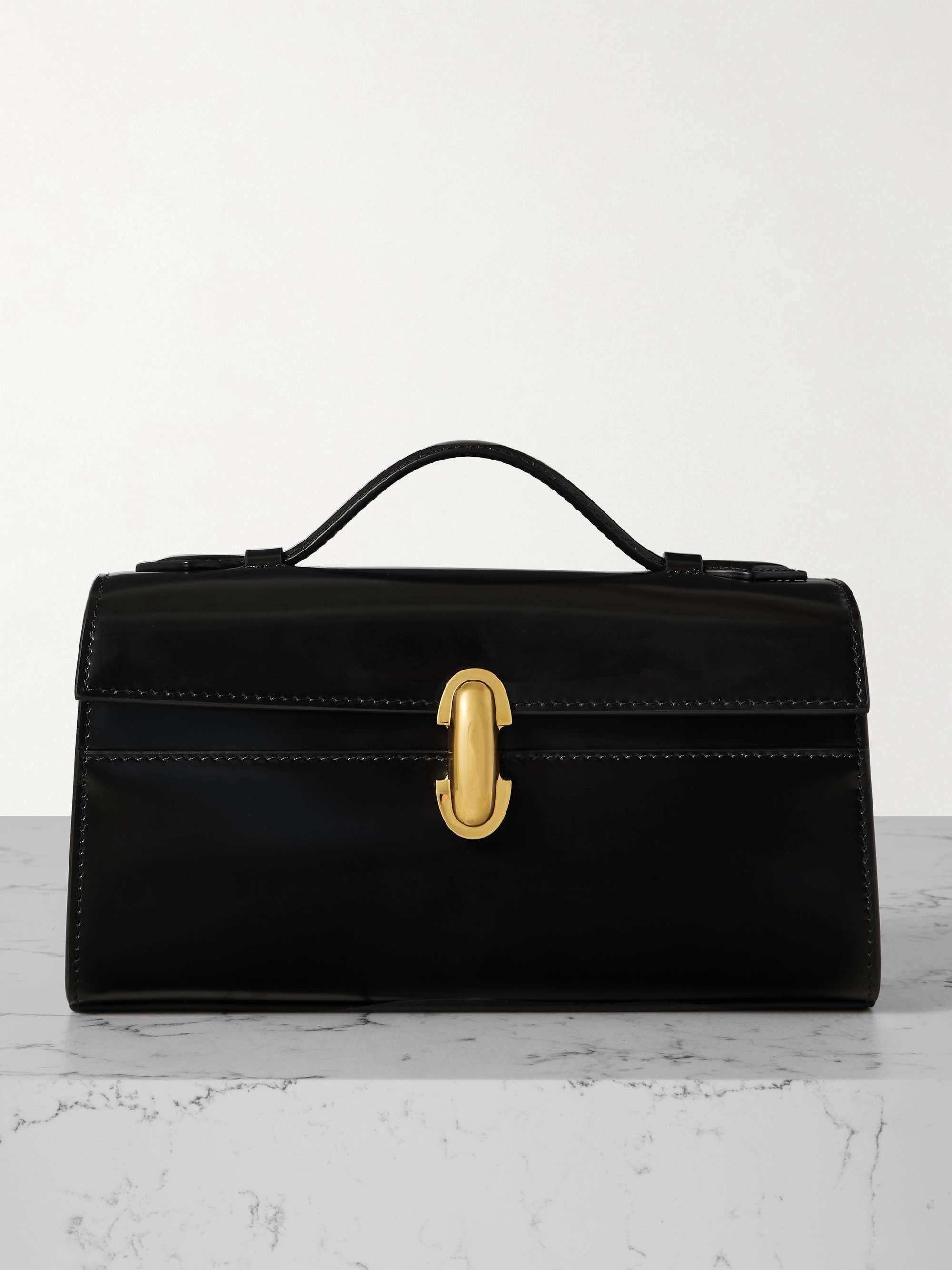 Sac à main en cuir glacé Symmetry Pochette SAVETTE pour femme | NET-A-PORTER
