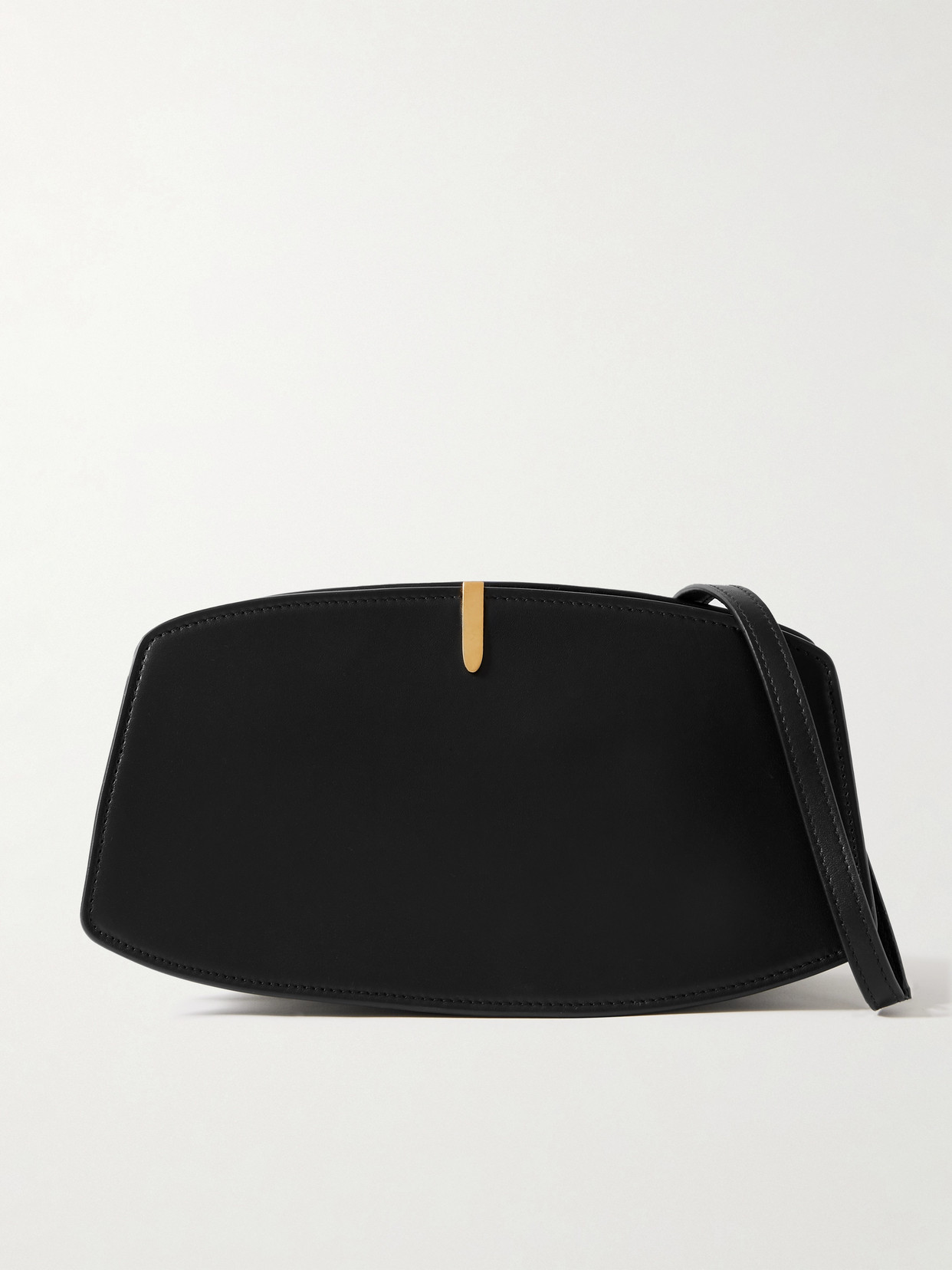 Savette Florence Embellished Leather Shoulder Bag In Black