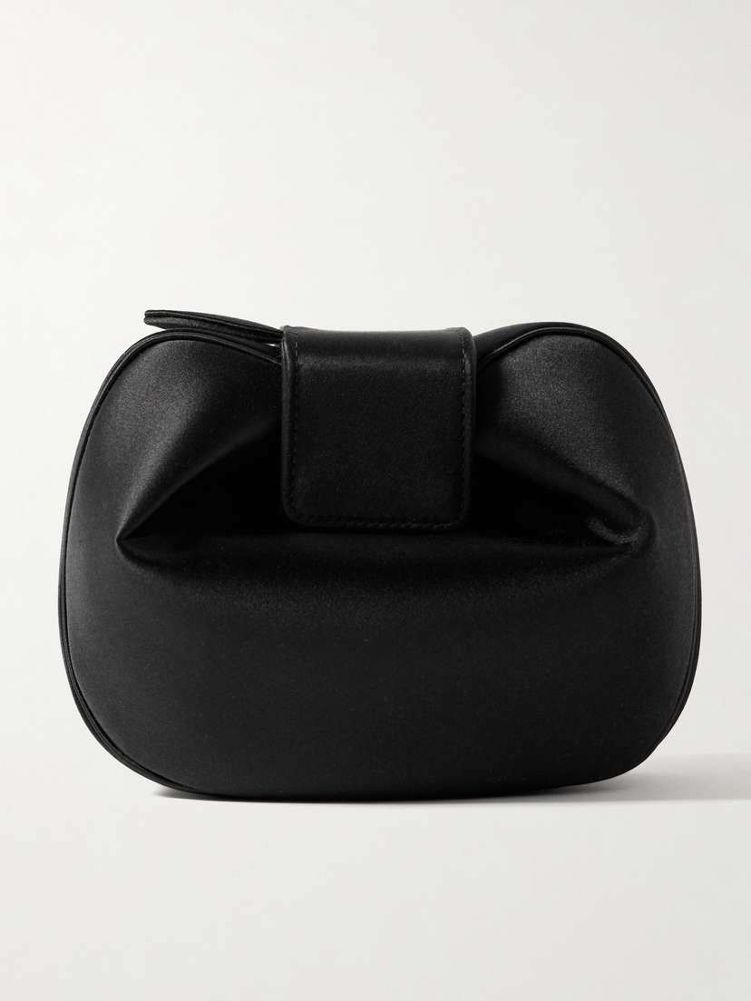 Gabriela Hearst Soft Demi Satin Clutch