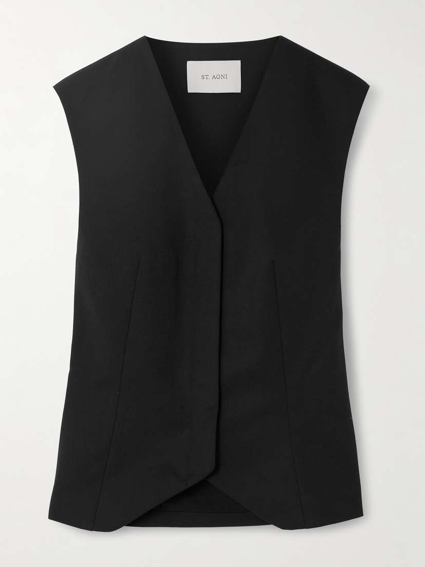 St. Agni Recycled-twill Vest