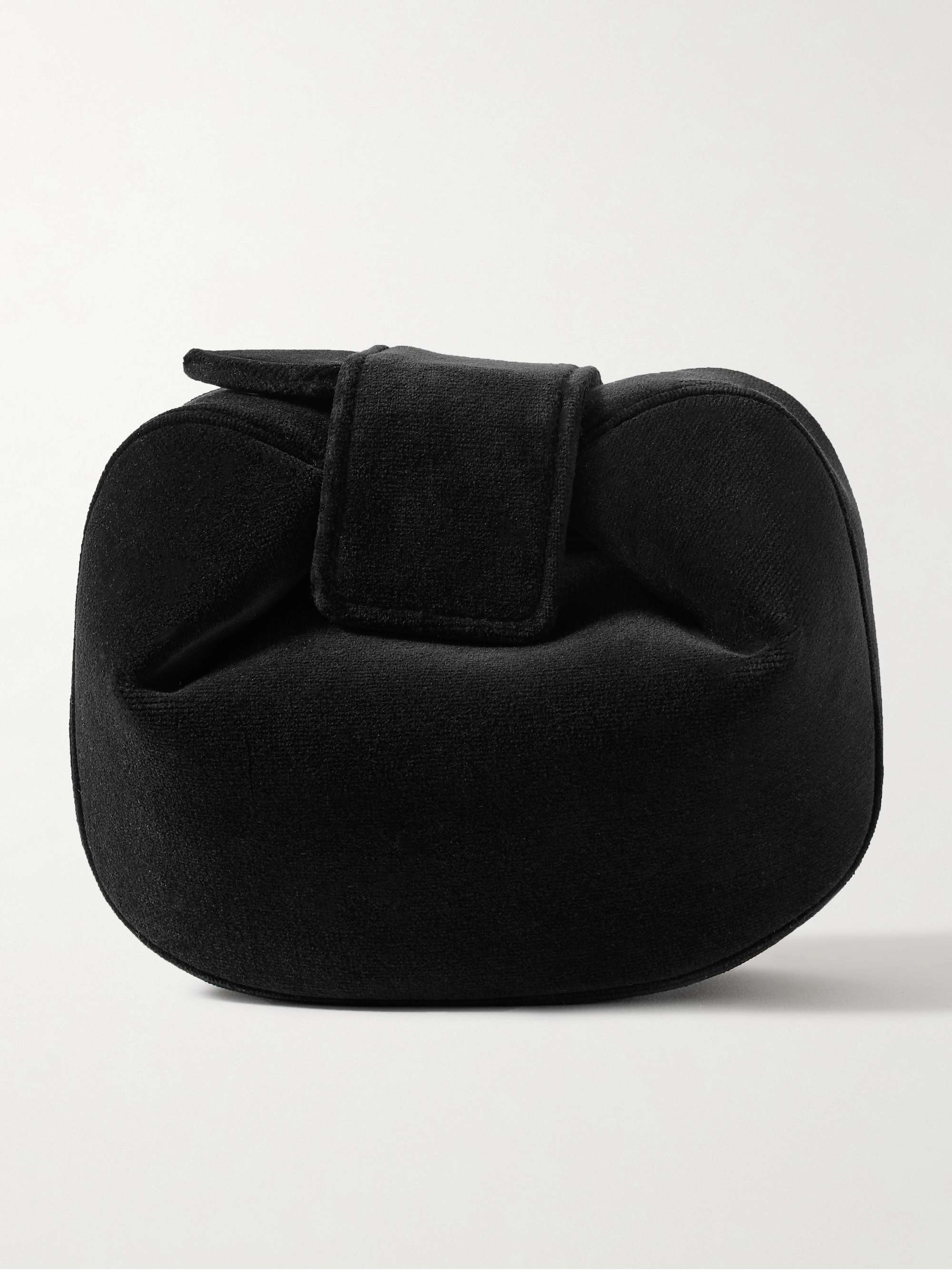 Black velvet clutch hot sale