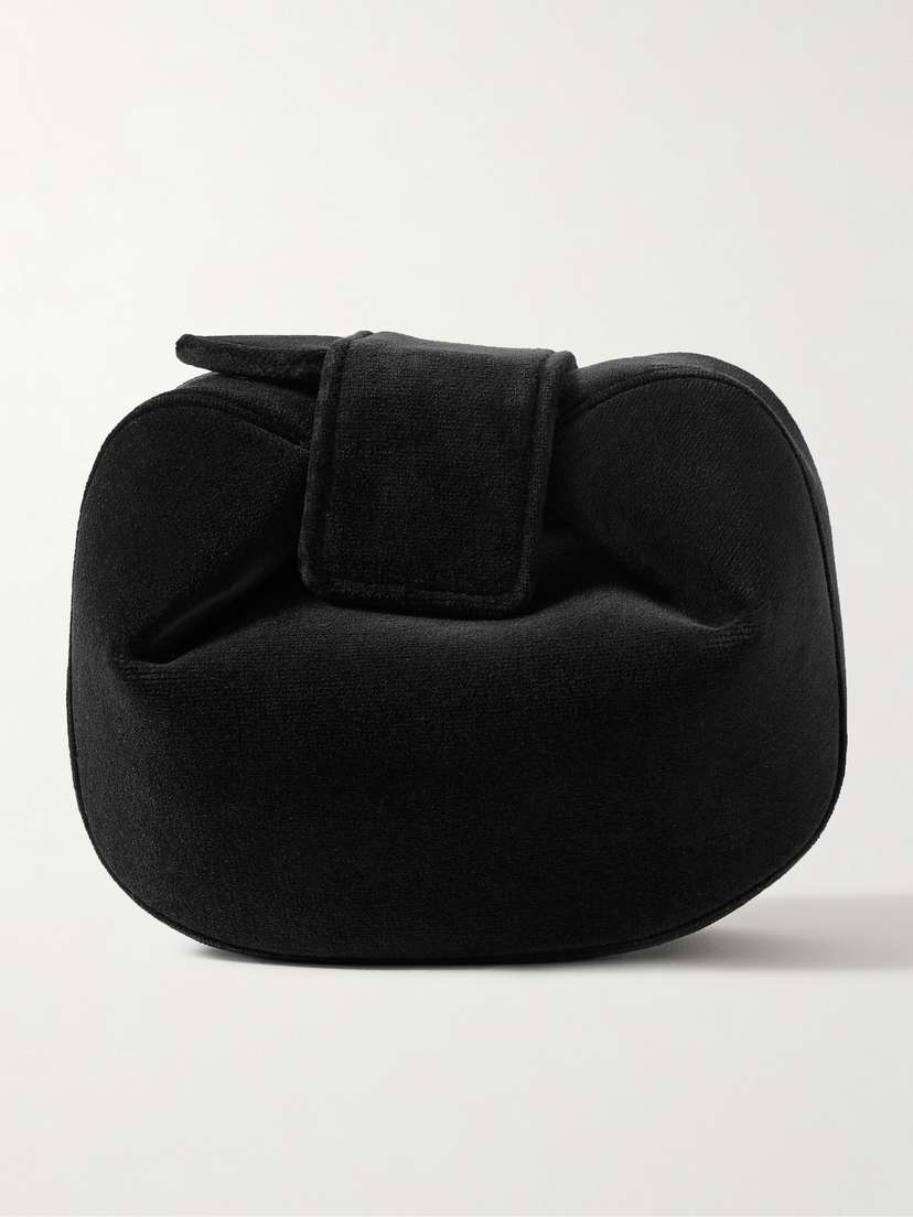 Gabriela Hearst Soft Demi Velvet Clutch
