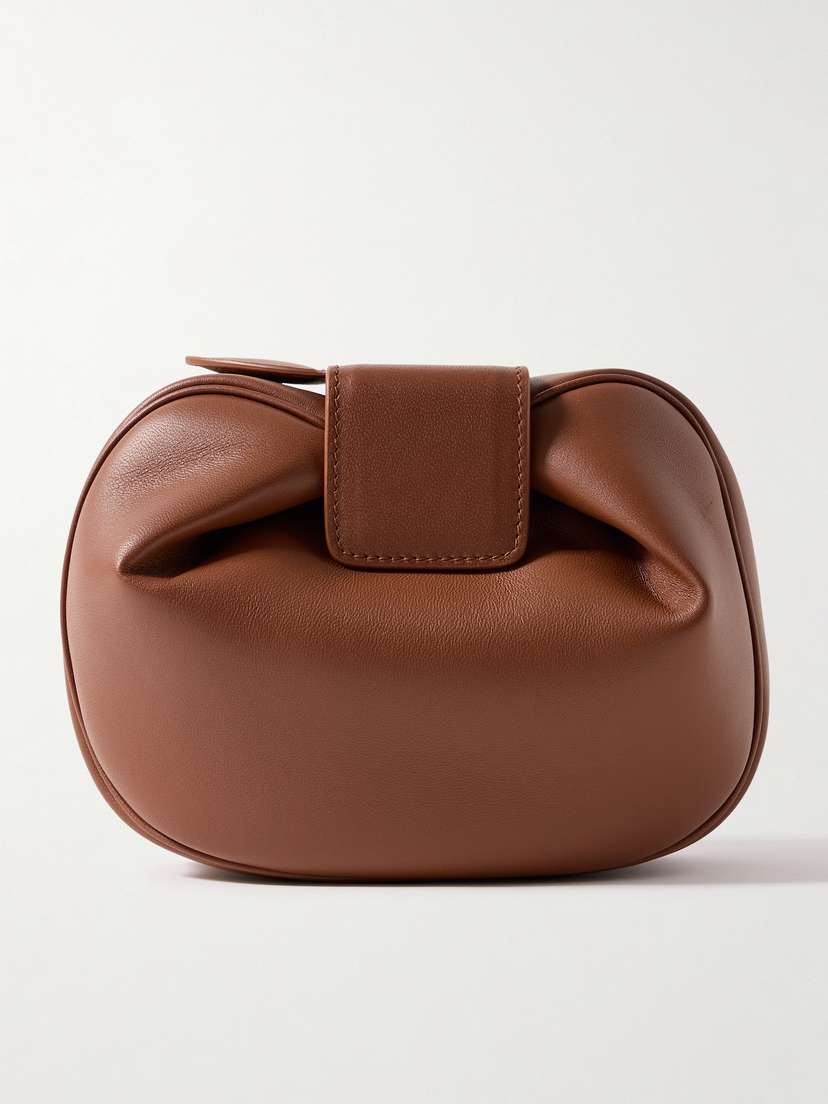 Gabriela Hearst Soft Demi Leather Clutch