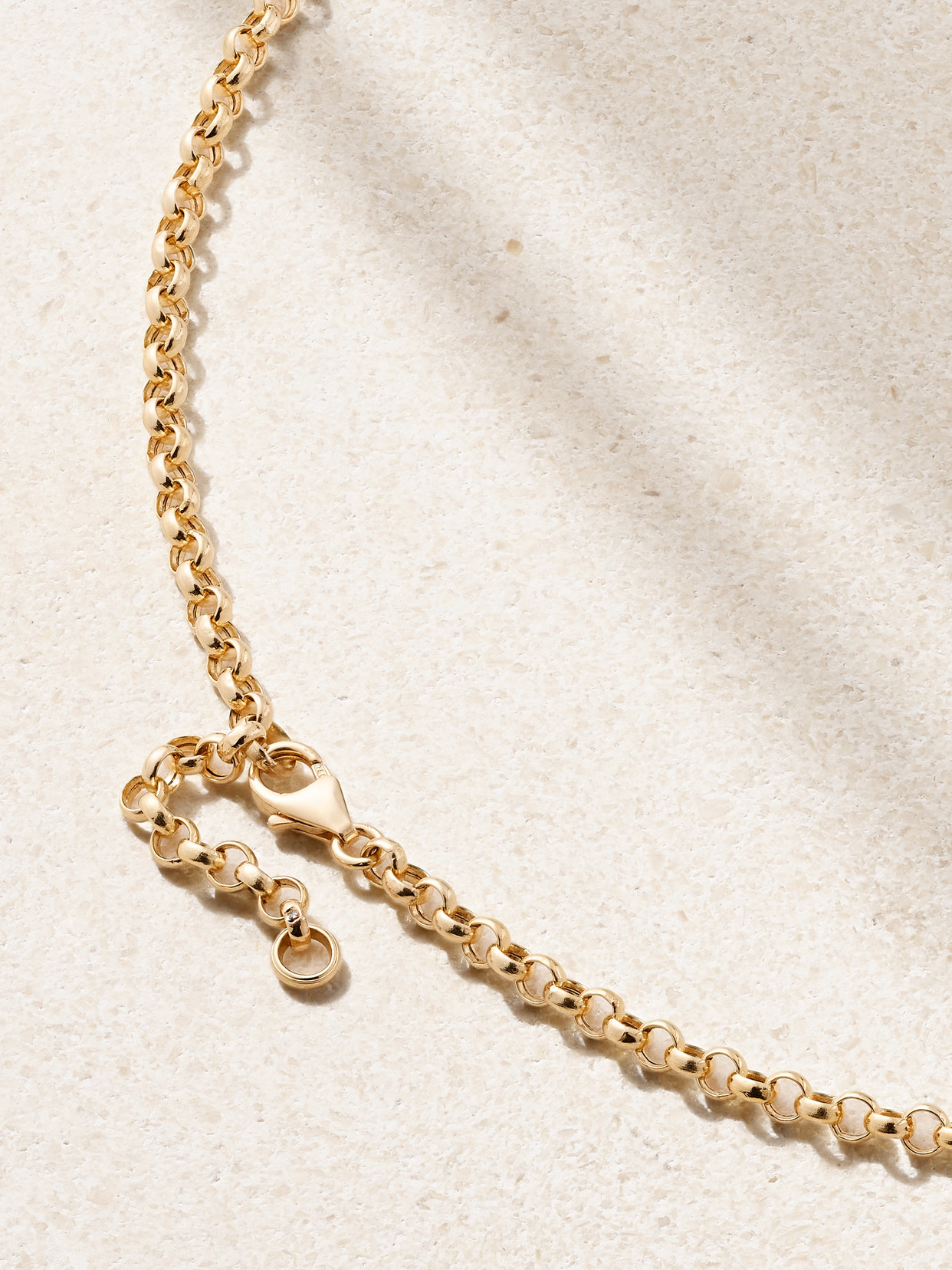 L'atelier Nawbar Warrior Venus 18-karat Gold, Coral And Diamond Necklace In Gold