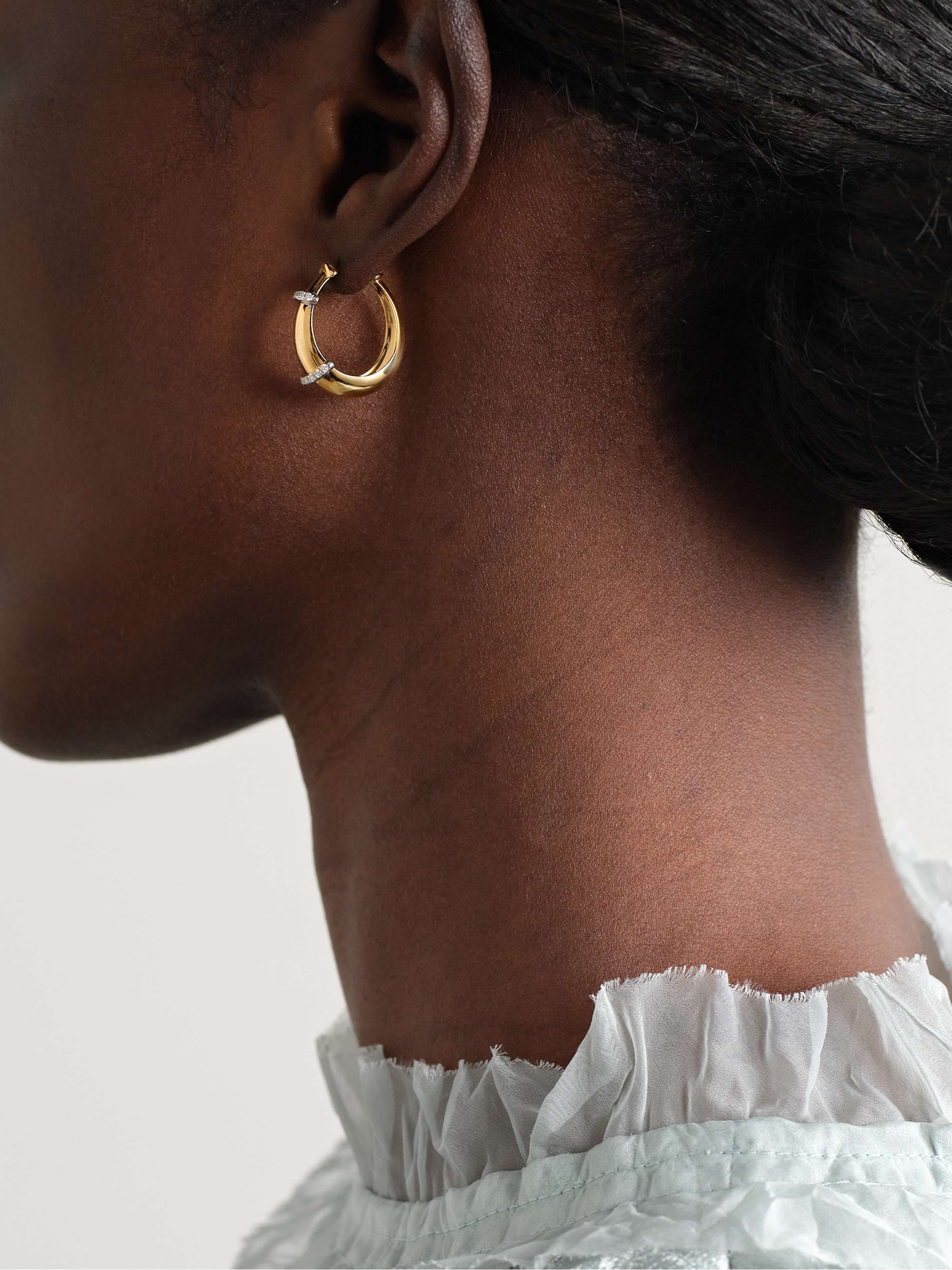 L'ATELIER NAWBAR Buoy 18karat yellow and rhodiumplated white gold