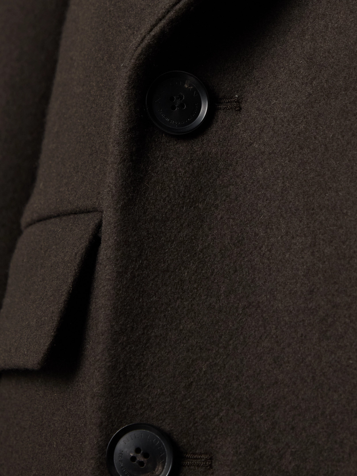 NILI LOTAN EDMONT DOUBLE-BREASTED WOOL-BLEND COAT