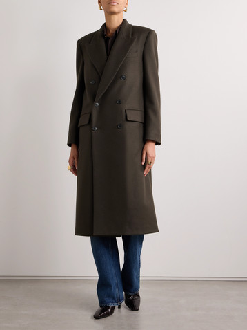 Nili Lotan Edmont double-breasted wool-blend coat