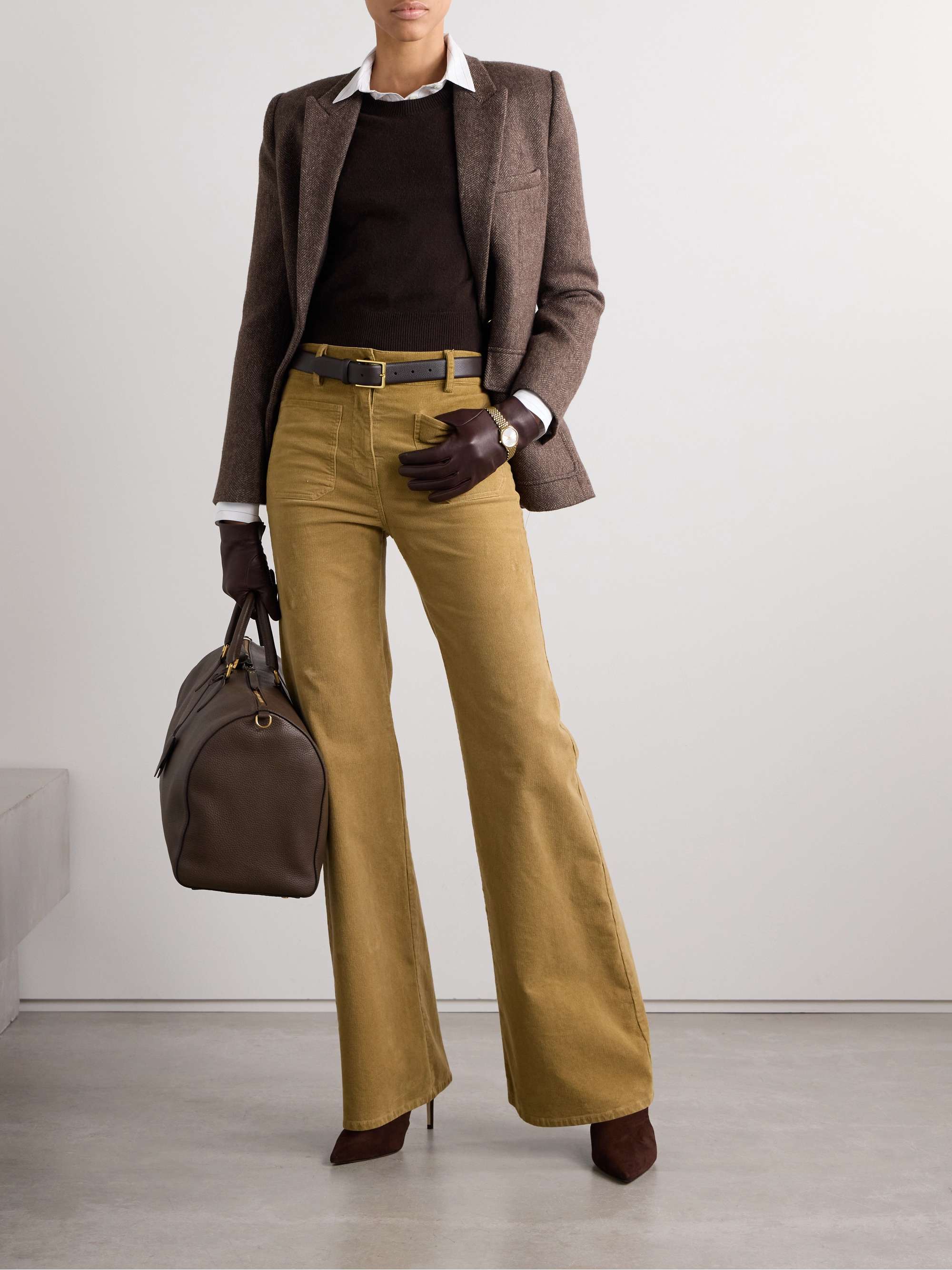 NILI LOTAN May cropped cashmere tank