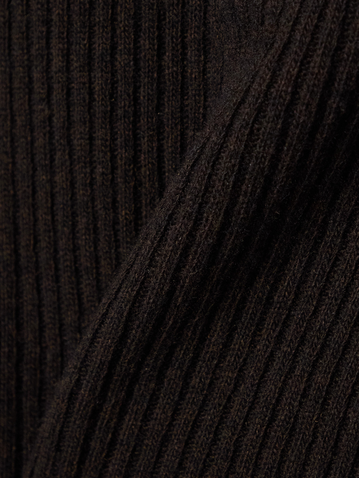 Nili Lotan Braxton Ribbed Wool Sweater In Brown