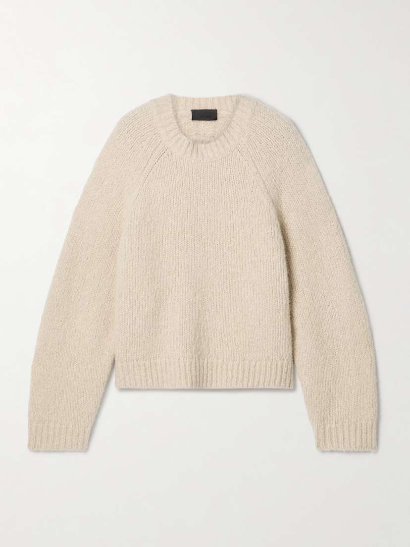 Nili Lotan Tomaso Cashmere And Silk-blend Sweater - x large