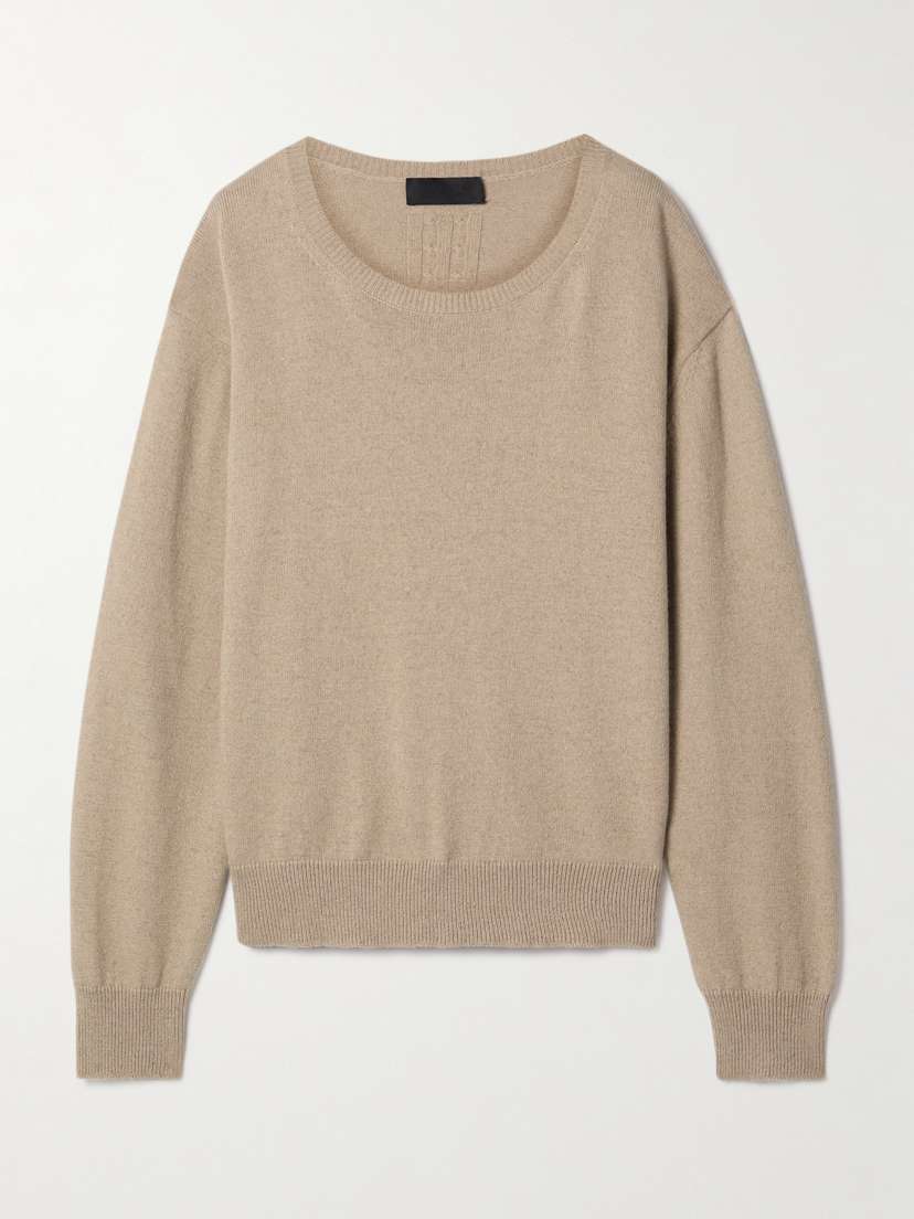 Nili Lotan Amari Recycled Cashmere And Wool-blend Sweater