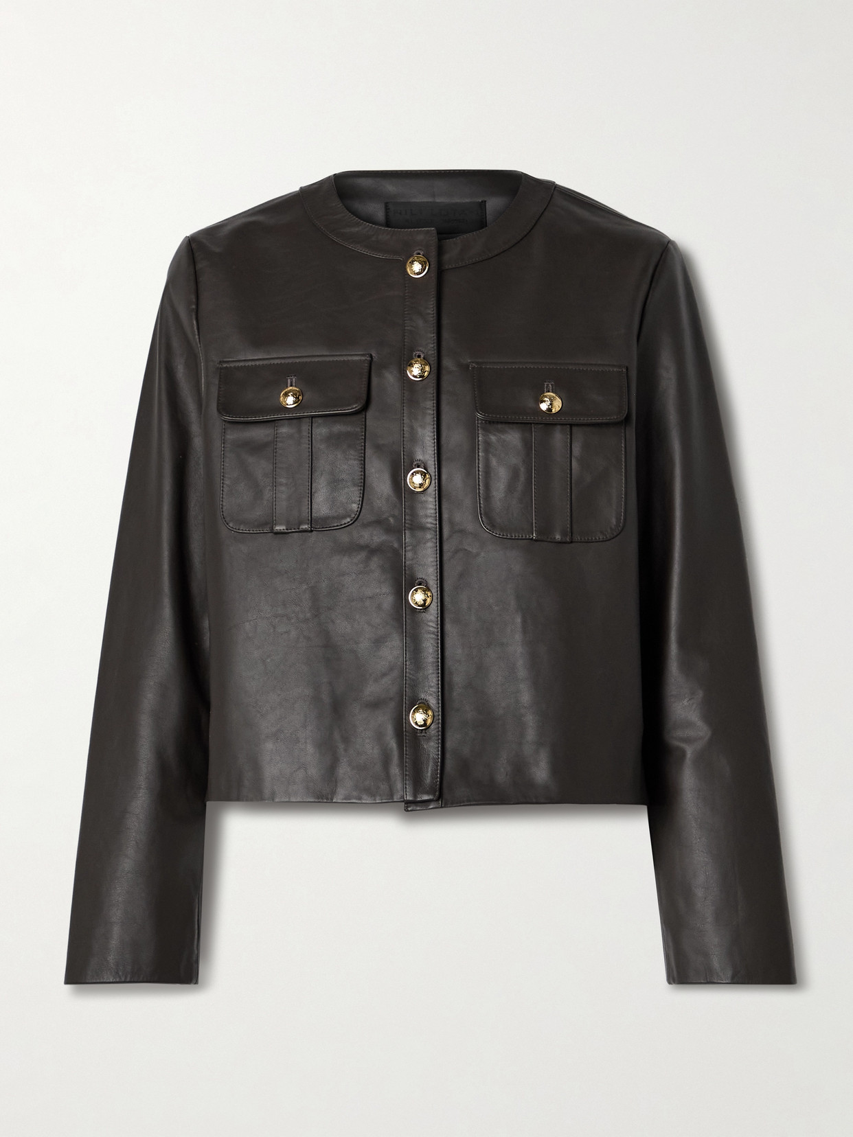 Nili Lotan - Kitra Leather Jacket - Brown
