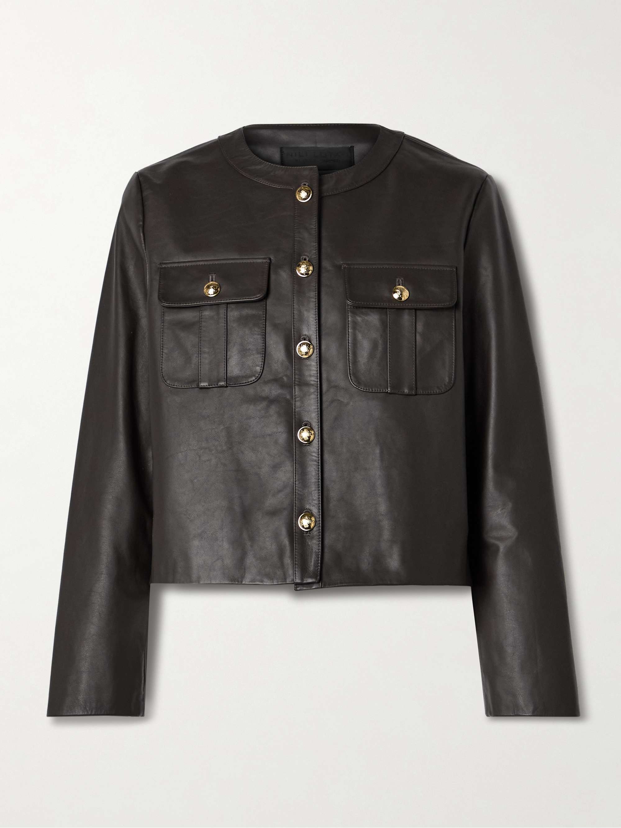 NILI LOTAN Kitra leather jacket | NET-A-PORTER