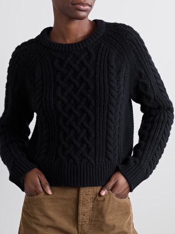 Nili Lotan Coras cable-knit wool sweater