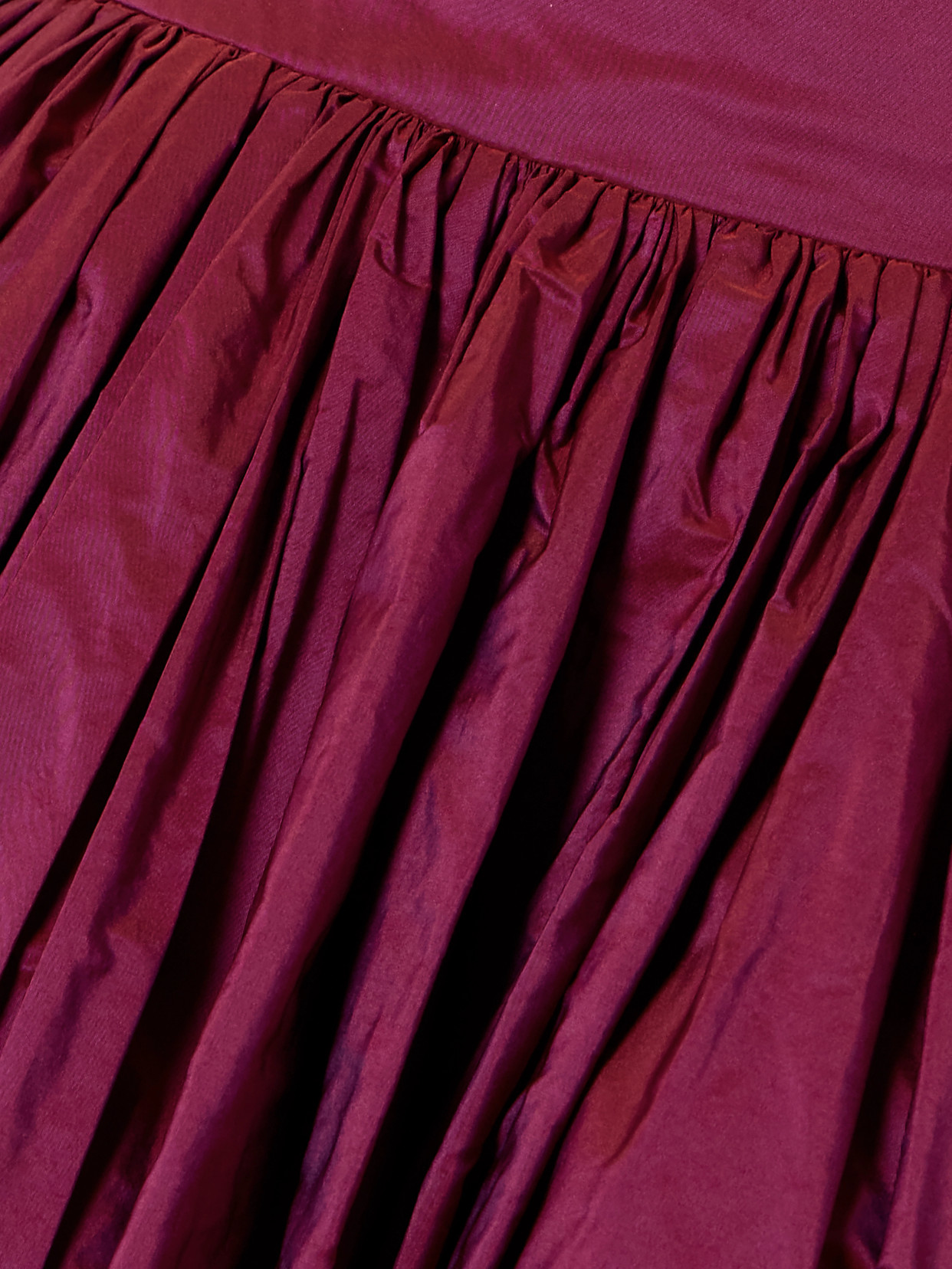 Wilder Gathered Taffeta Mini