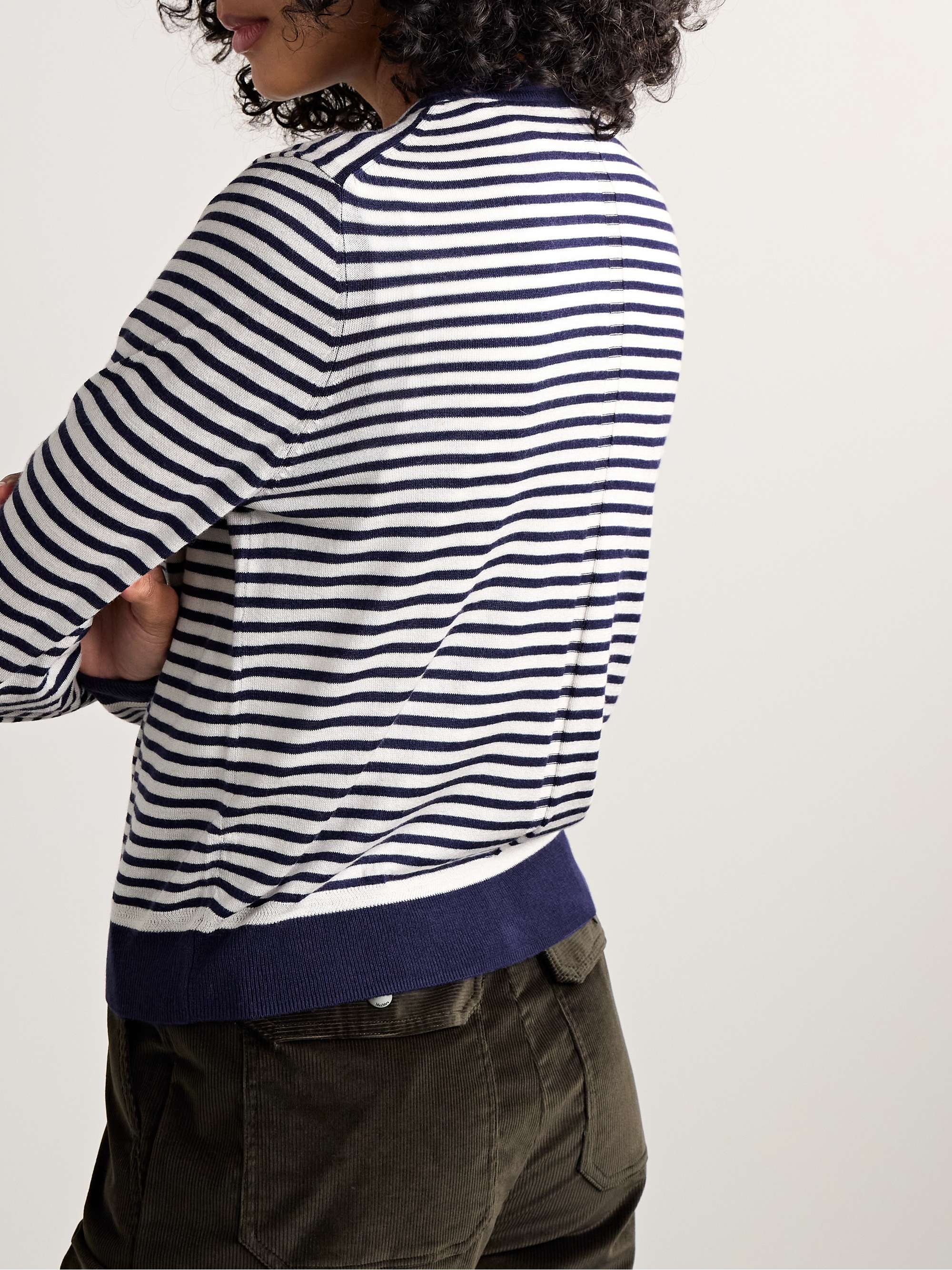 Line Phillie Striped Cardigan- Little Owl