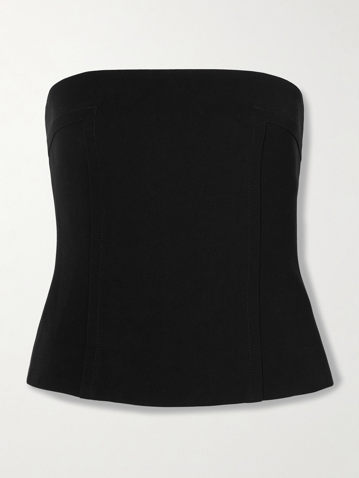 La Ligne - Crepe Bandeau Top - Black