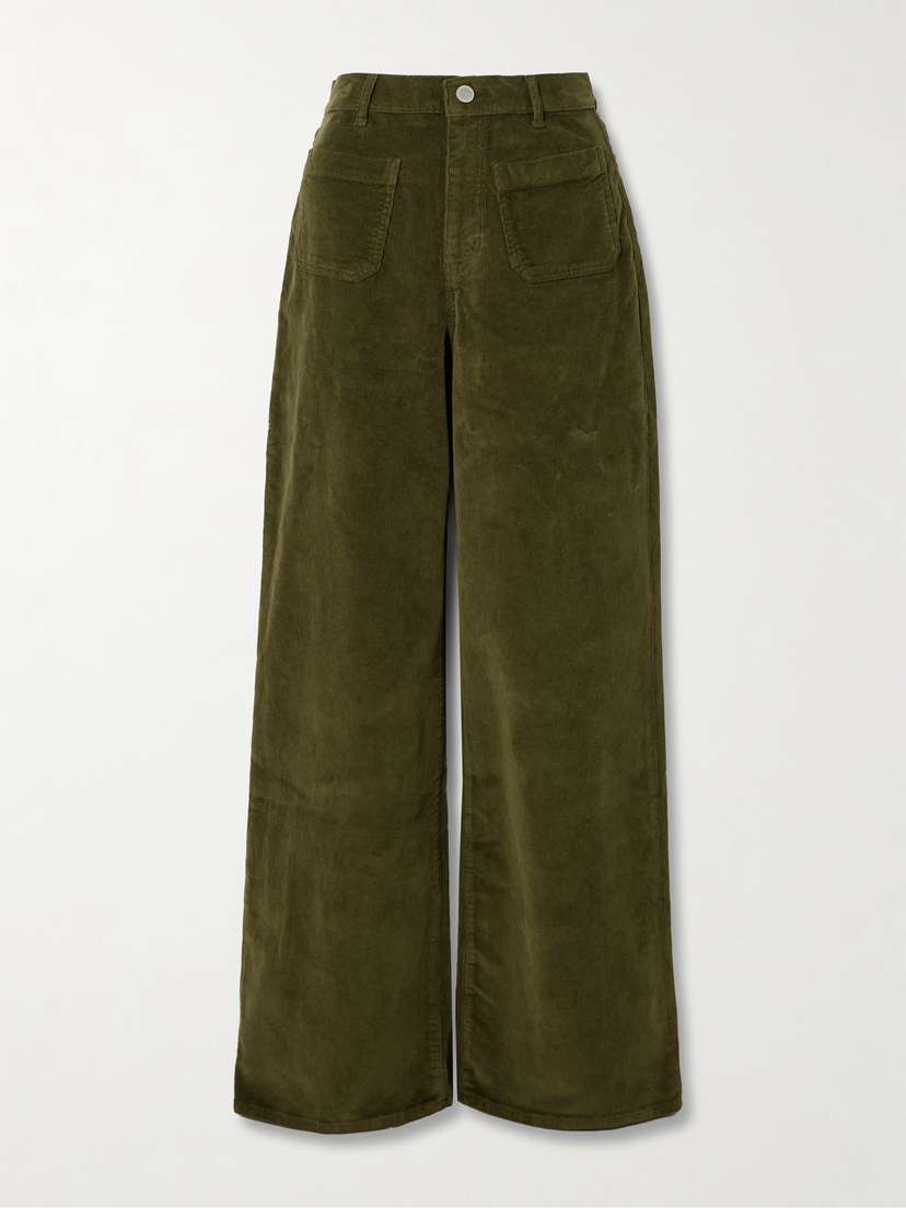 La Ligne Isadora Cotton-blend Corduroy Wide-leg Pants