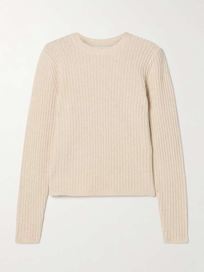Co Ribbed Wool-blend Sweater - x large