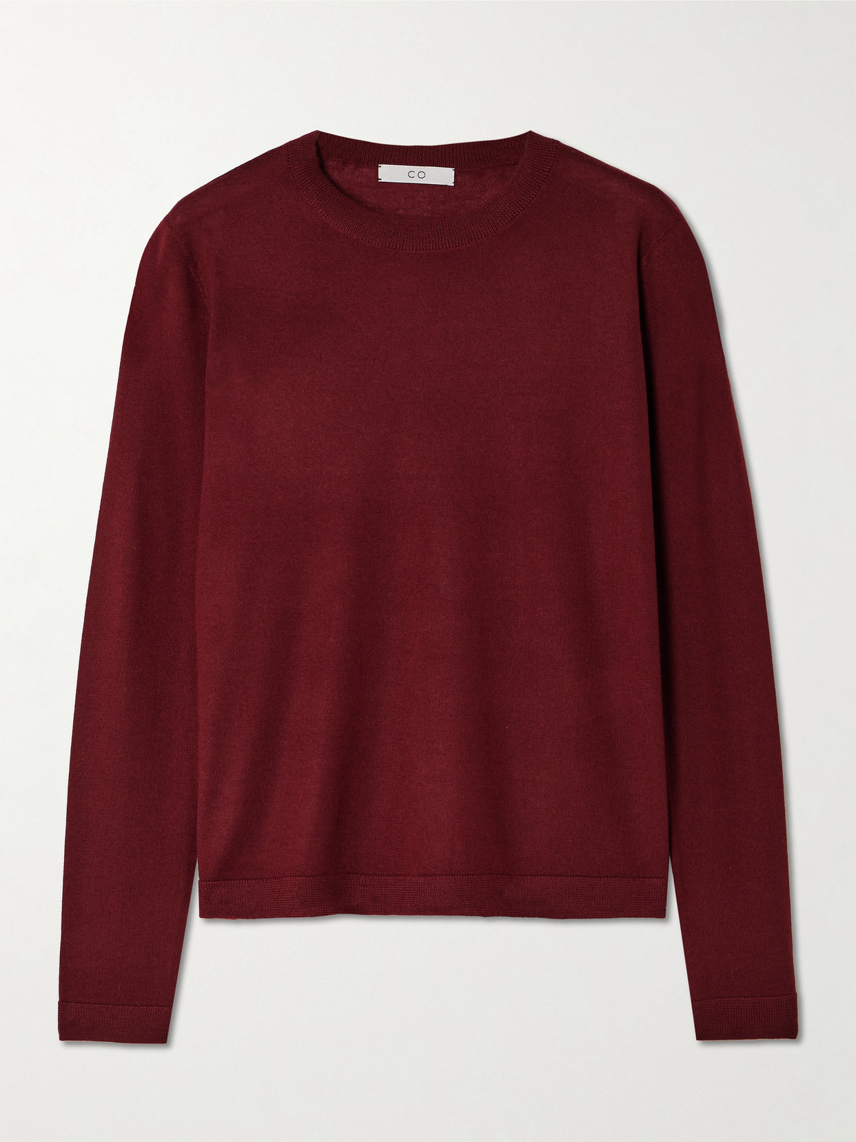 Co - Oversized Cashmere Sweater - Burgundy